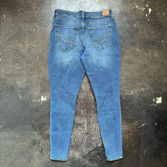 Signature Levi Strauss Mid Rise Skinny Jeans Women’s Size 10M Cotton Blend - Picture 1 of 15